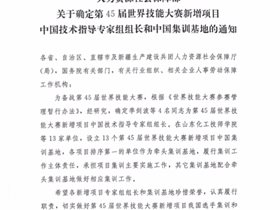 刘鹏被国家人社部任命为45届世界技能大赛云计算中国技术指导专家组长